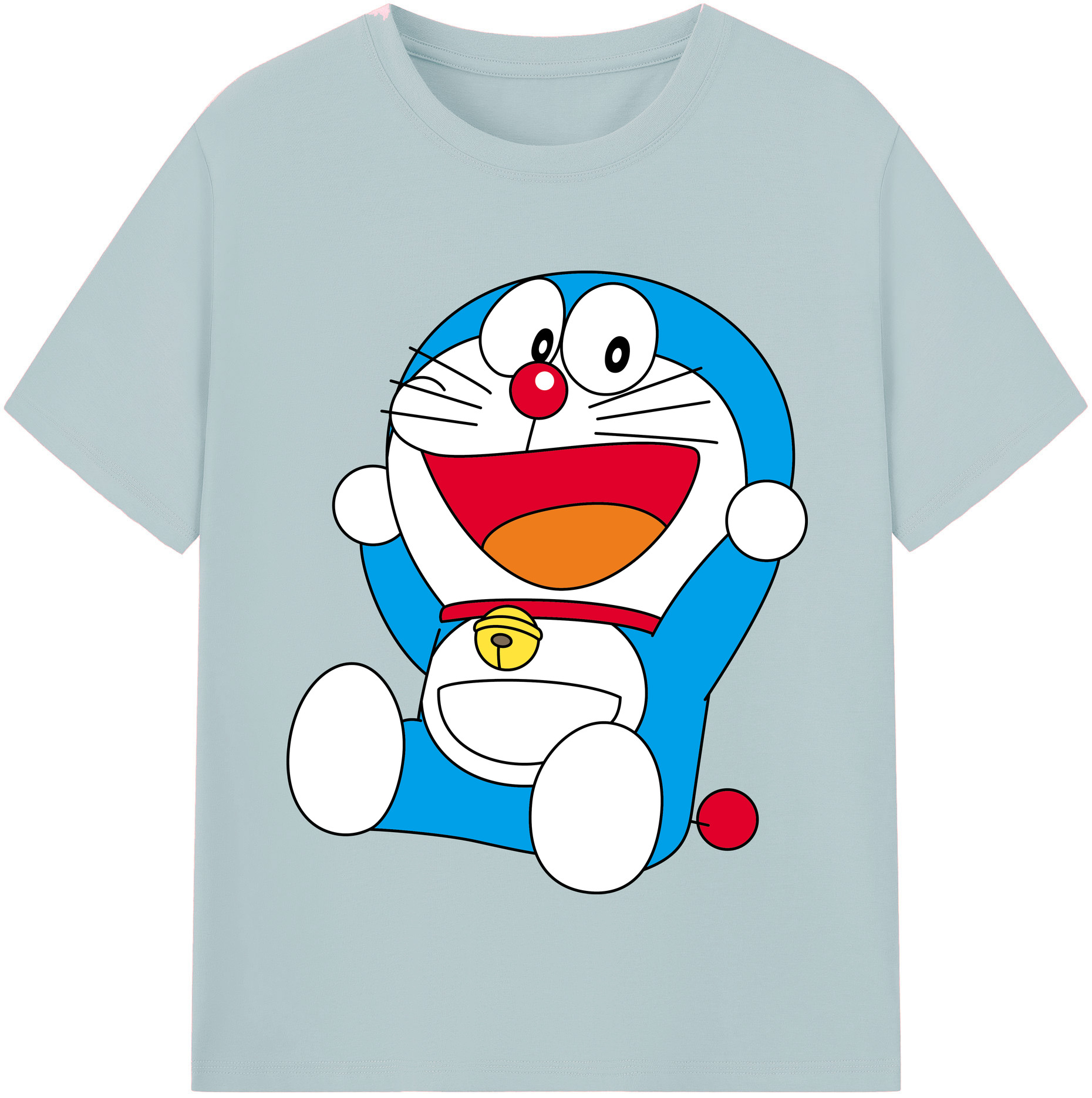 （画像用） ドラえもん Doraemon 綿100％半袖Tシャツ（フロントプリント）